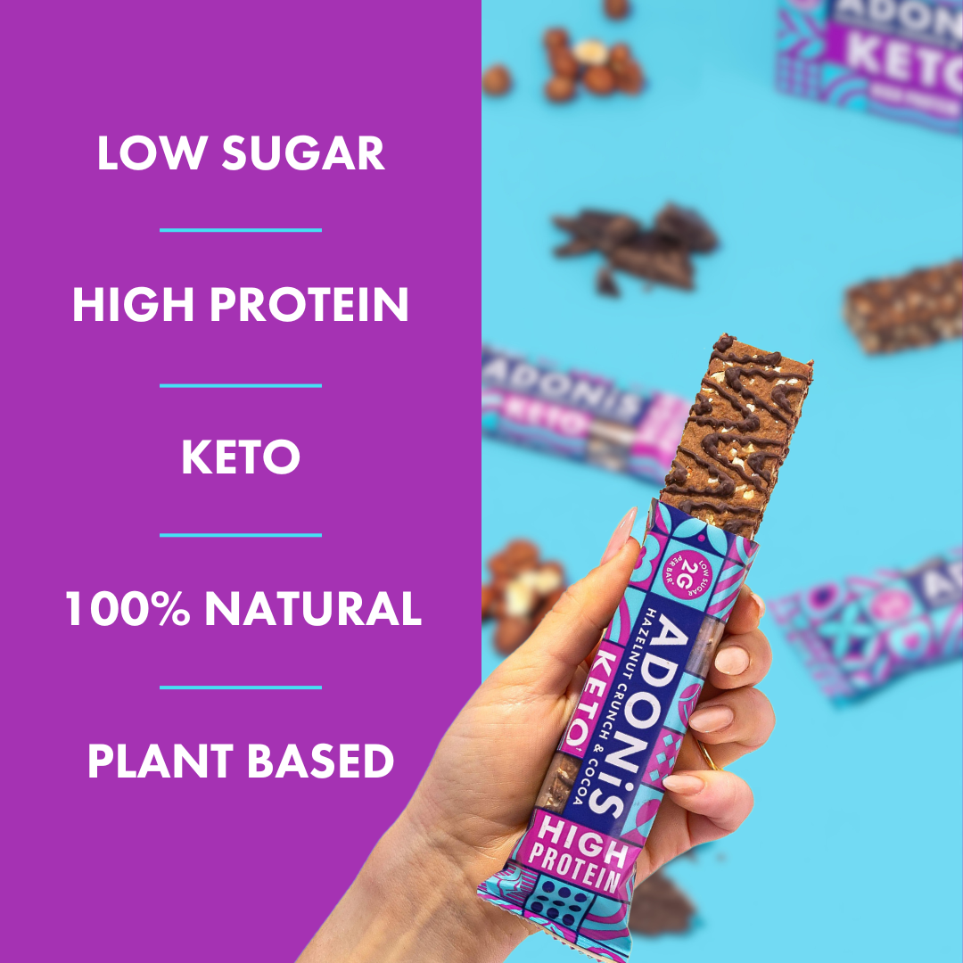 Hazelnut Crunch Keto High Protein Bars (16x45g)