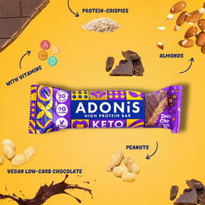 Double Choc Crisp Keto High Protein Bars  (16x45g)