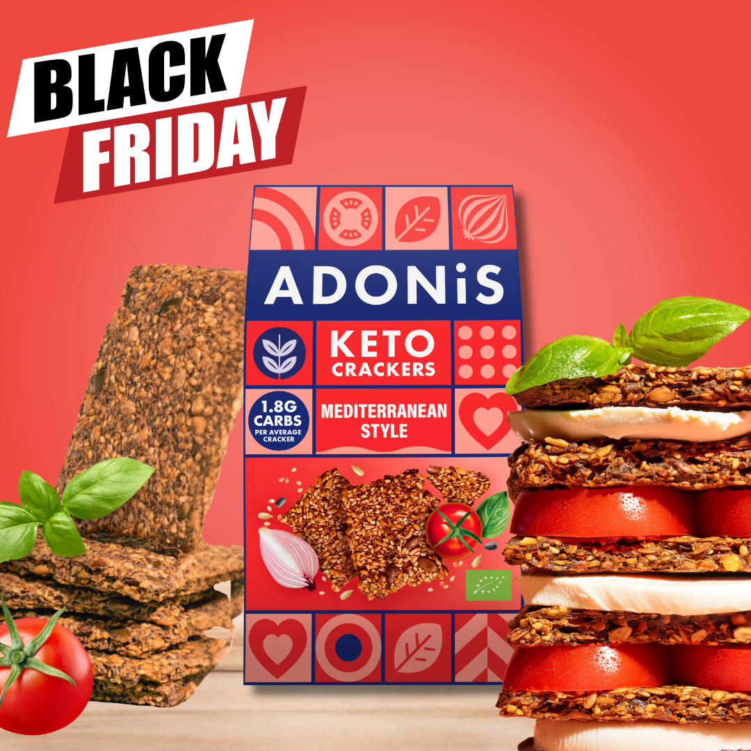 Mediterranean Style Keto Crackers (10x60g)